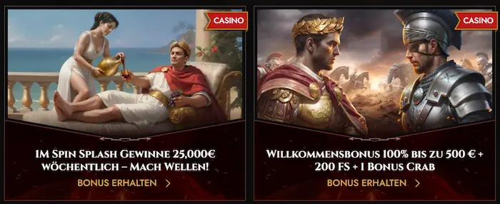 Legiano Casino bonus